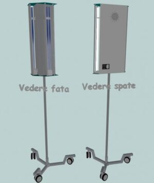 Lampa bactericida UV 2x55 W